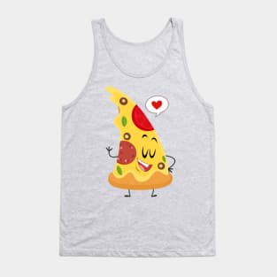 pizza love Tank Top